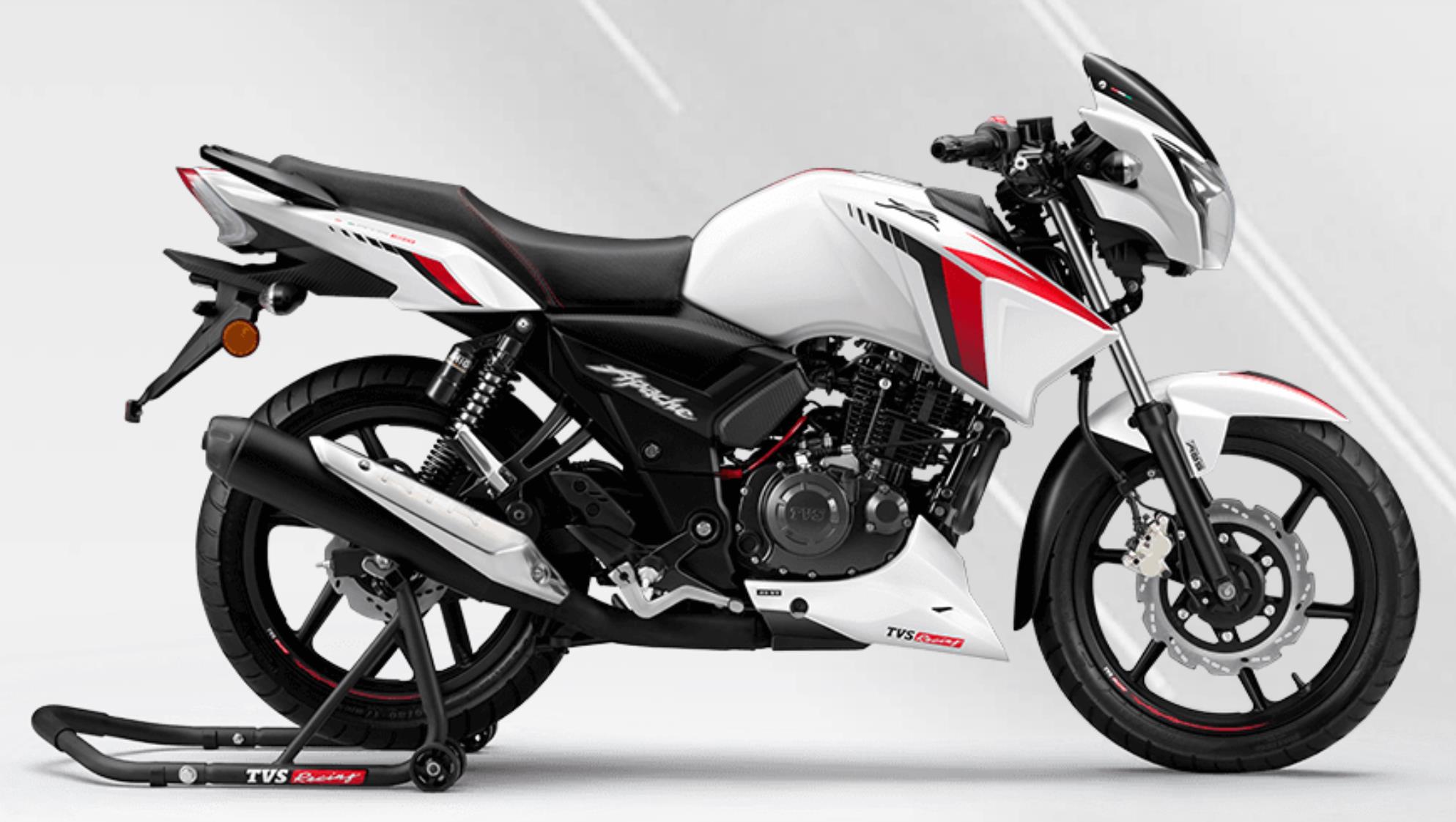 Apache RTR 160 Race Edition side view