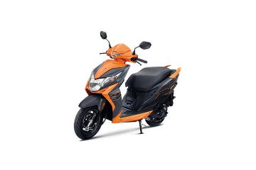 Honda Dio Orange Color