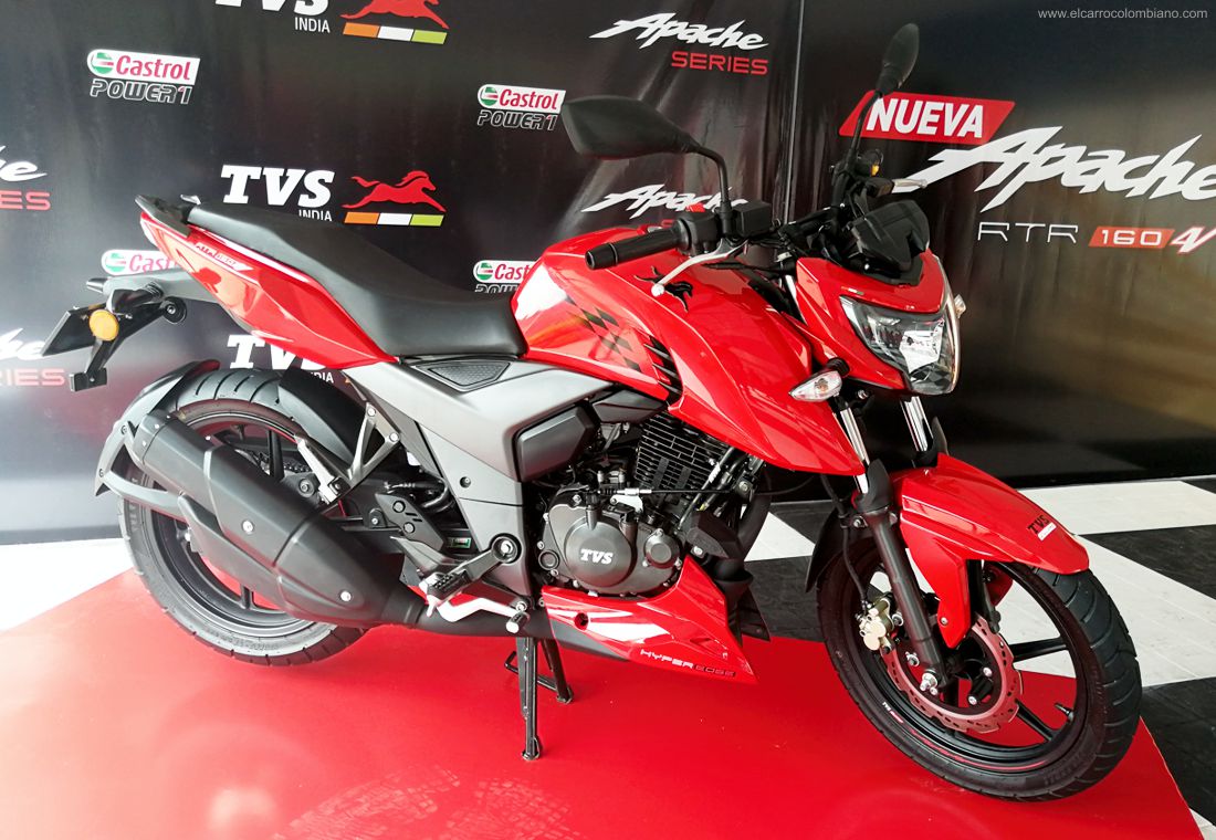 NEW TVS Apache RTR 160 4V Single Disc feature