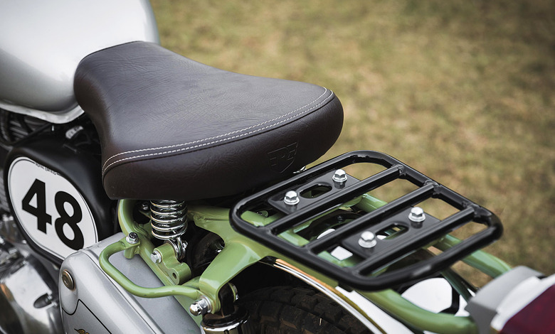 Royal Enfield Bullet Trials 500 Seating position