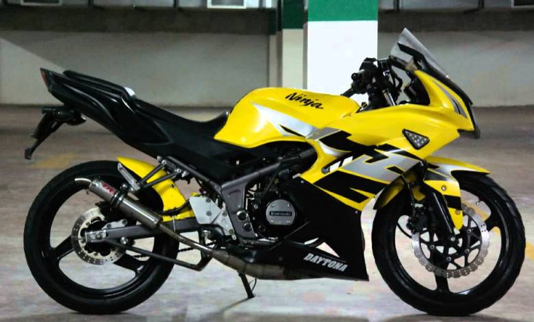 kawasaki ninja 150 yellow
