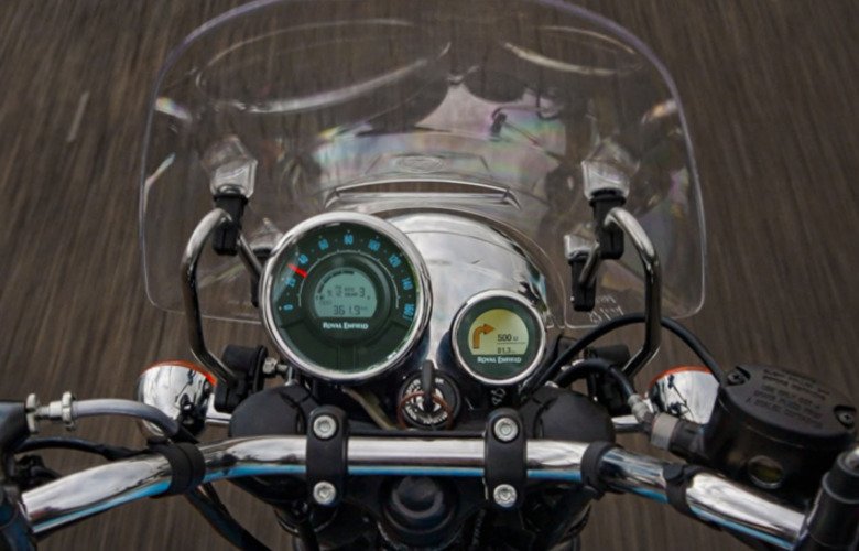 royal enfield meteor 350 console panel