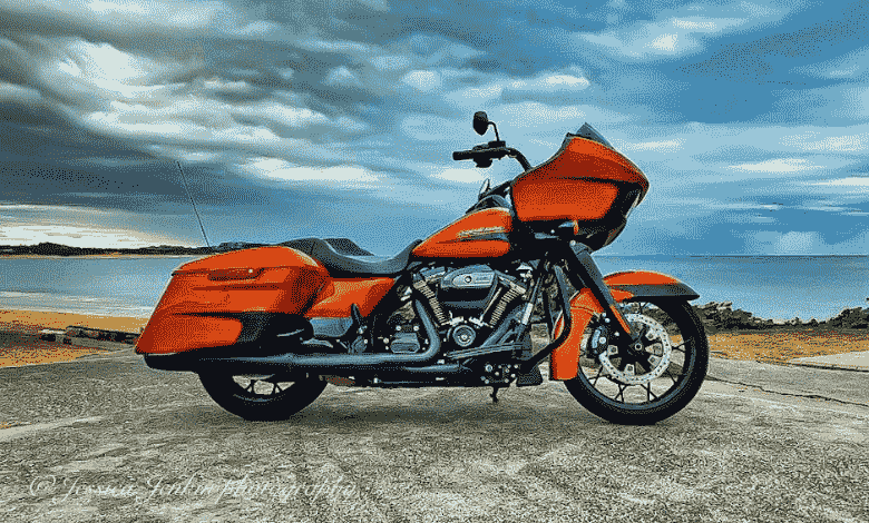 harley davidson road glide orange