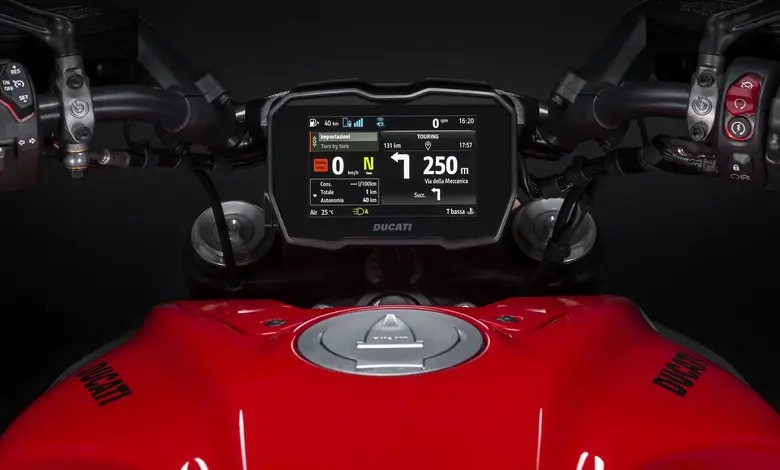 ducati diavel v4 console panel